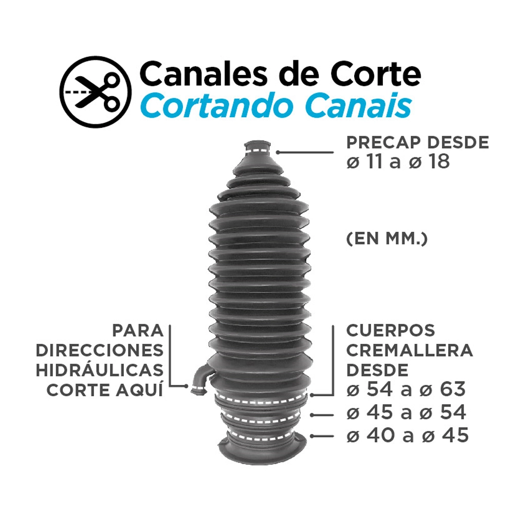 Fuelle Universal de Dirección